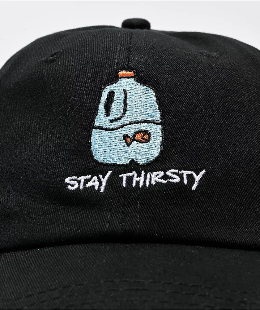 Empyre Stay Thirsty Black Strapback Hat