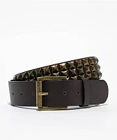 Empyre Stud Bronze & Brown Belt