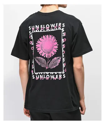 Empyre Sunflowers Black T-Shirt