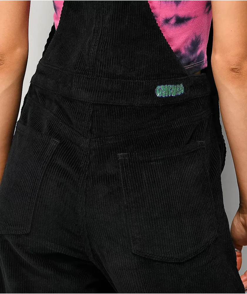 Empyre Suzie Black Corduroy Overalls