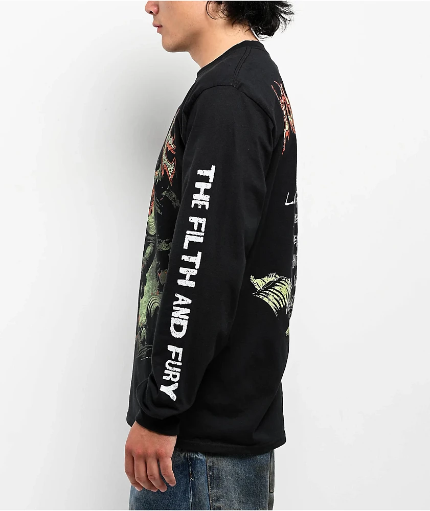 Empyre Swamp Tour Black Long Sleeve T-Shirt