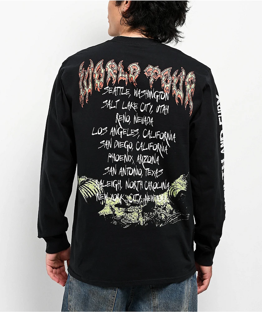 Empyre Swamp Tour Black Long Sleeve T-Shirt