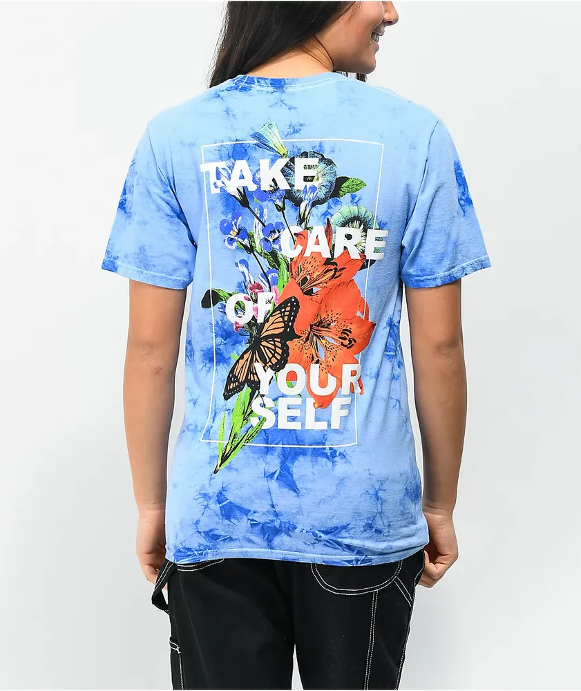 Empyre Take Care Blue Tie Dye T-Shirt