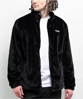 Empyre Talon Black Faux Fur Zip Jacket