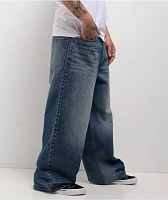 Empyre Tank Blue Wash Ultra Wide Skate Jeans