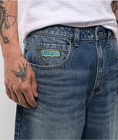 Empyre Tank Blue Wash Ultra Wide Skate Jeans