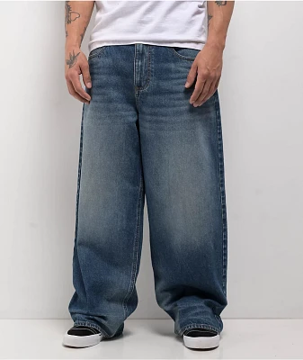 Empyre Tank Blue Wash Ultra Wide Skate Jeans