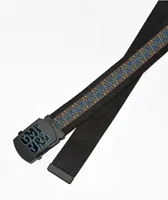 Empyre Taped Black, Blue & Brown Web Belt
