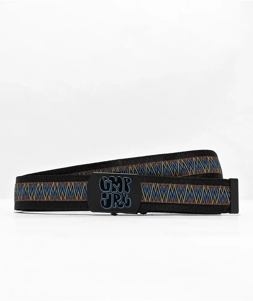 Empyre Taped Black, Blue & Brown Web Belt