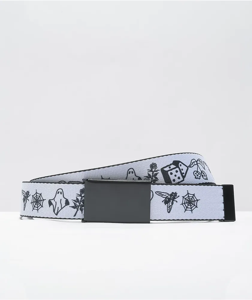 Empyre Tattoo White Web Belt