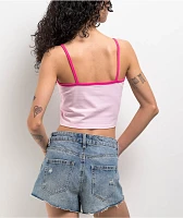 Empyre Terrie Pink Crop Tank Top