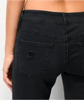 Empyre Tessa Shredded Black Skinny Jeans