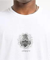 Empyre Thorned Heart White Long Sleeve T-Shirt