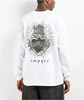 Empyre Thorned Heart White Long Sleeve T-Shirt