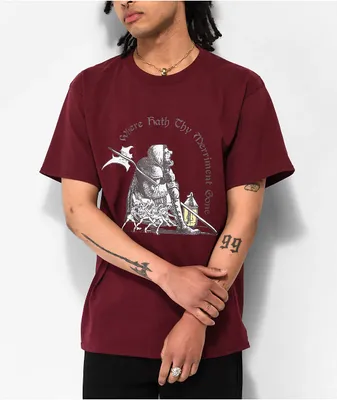 Empyre Thy Merriment Maroon T-Shirt