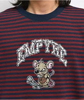 Empyre Tiny Tim Maroon Stripe T-Shirt
