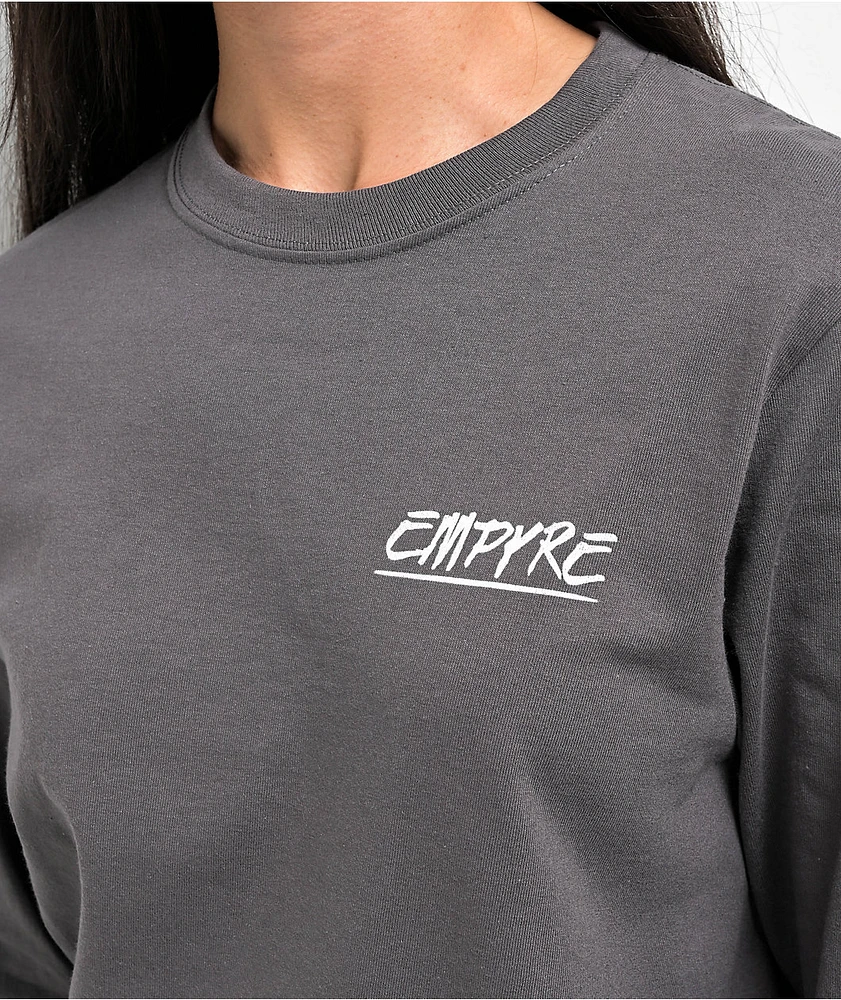 Empyre To Hell & Back Grey Long Sleeve T-Shirt