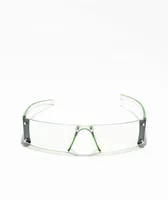 Empyre Token Bike Shield Green Sunglasses