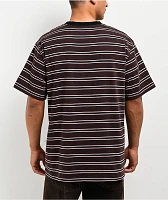 Empyre Too Tired Brown Stripe T-Shirt