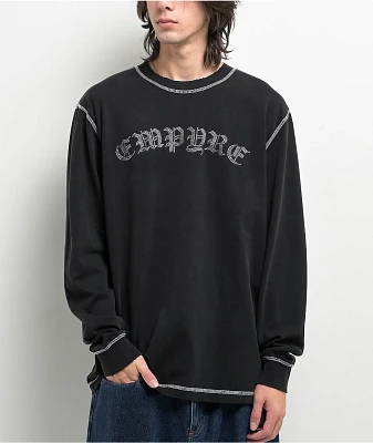 Empyre Too Tough Black Wash Long Sleeve T-Shirt