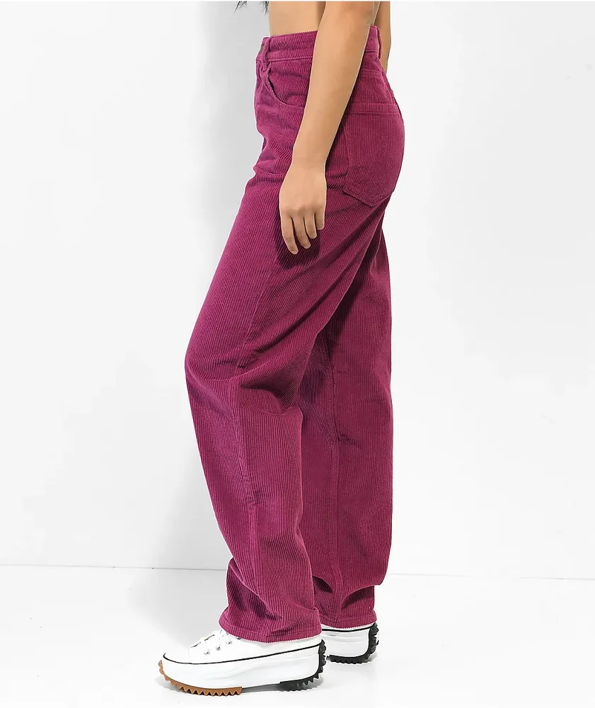 Empyre Tori 90s Berry Corduroy Skate Pants