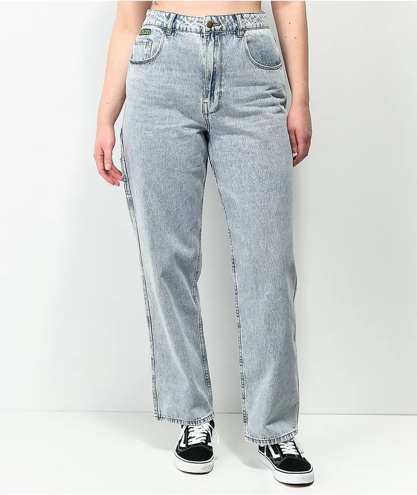 Empyre Tori Billie Acid Wash Carpenter Skate Jeans