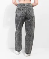 Empyre Tori Black Acid Wash Skate Jeans