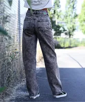 Empyre Tori Black Acid Wash Skate Jeans