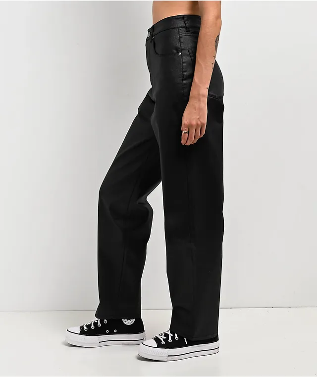 Black Coated Skinny Trousers | ONLY | SilkFred US