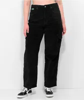 Empyre Tori Black Corduroy Cargo Skate Pants