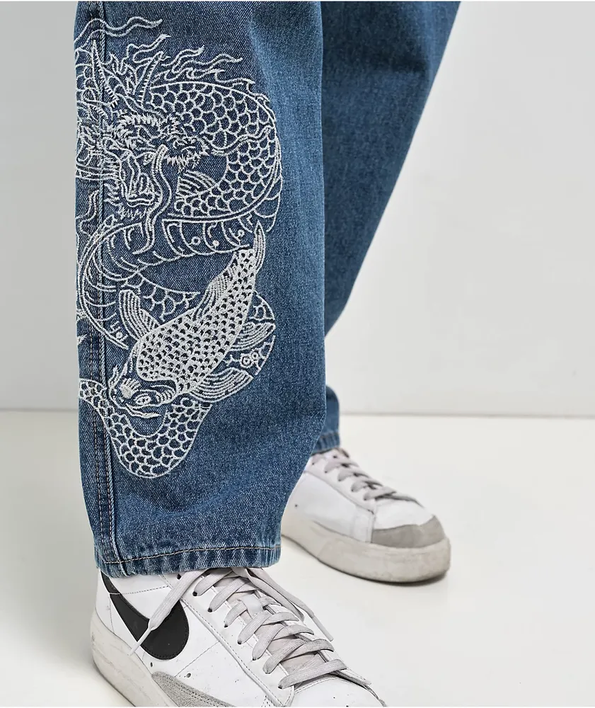 Empyre Tori 90s Medium Wash Denim Skate Jeans