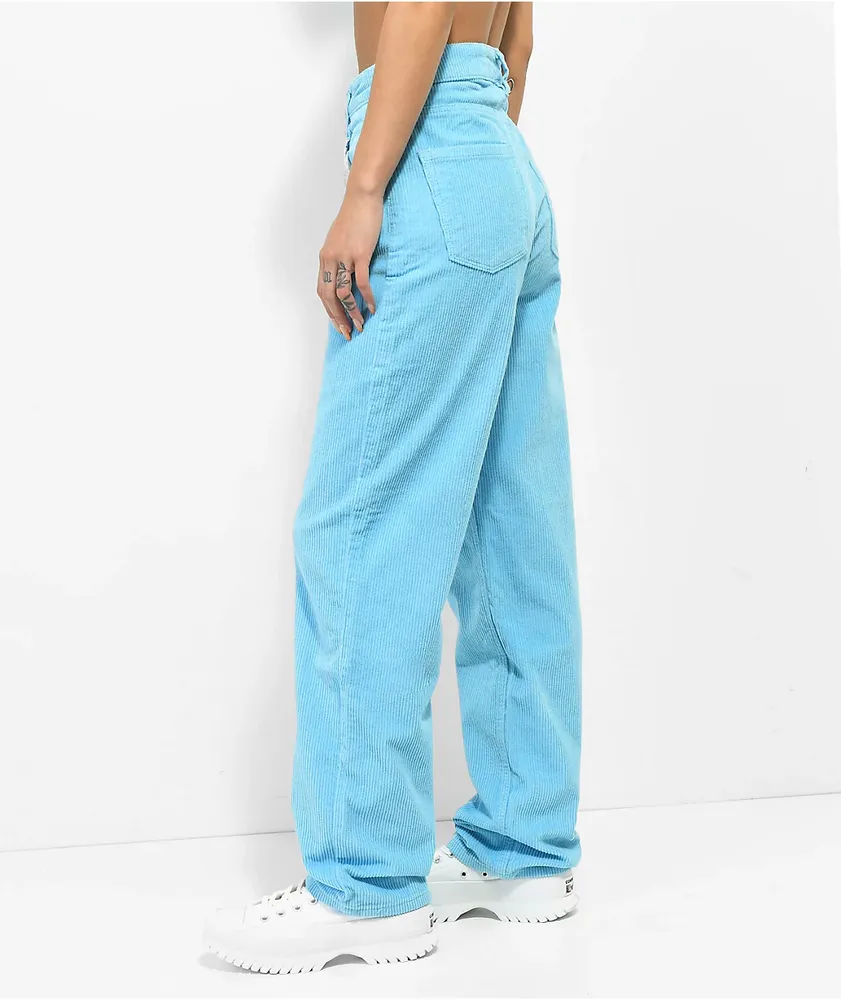 Empyre Tori Light Blue Corduroy Skate Pants