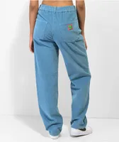 Empyre Tori Pleated Blue Corduroy Skate Pants