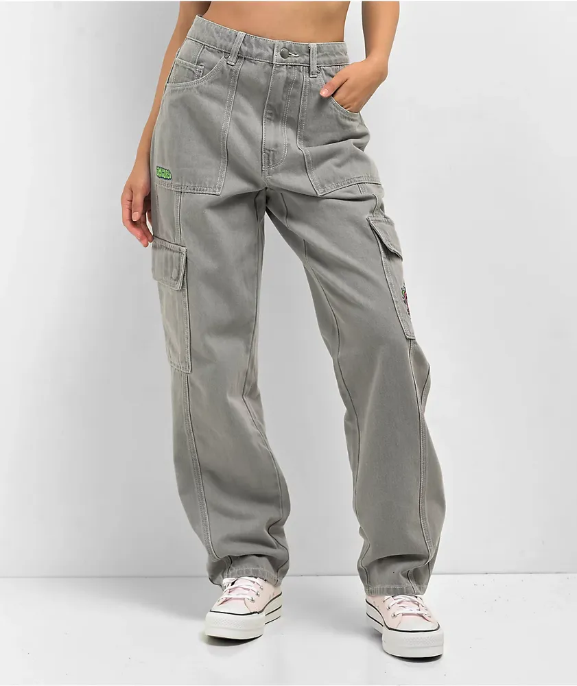 Empyre Medium Grey Corduroy Cargo Skate Pants