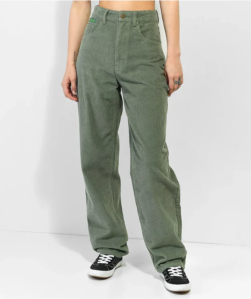 UNLOCK CORDUROY CARGO PANT - SAGE – Snack Skateboards