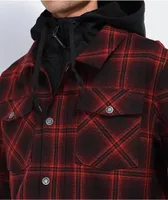 Empyre Traversed Red & Black Plaid 10K Snowboard Jacket 2023