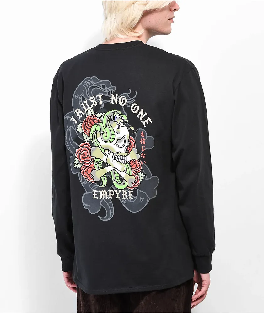 Empyre Trust No One Black Long Sleeve T-Shirt