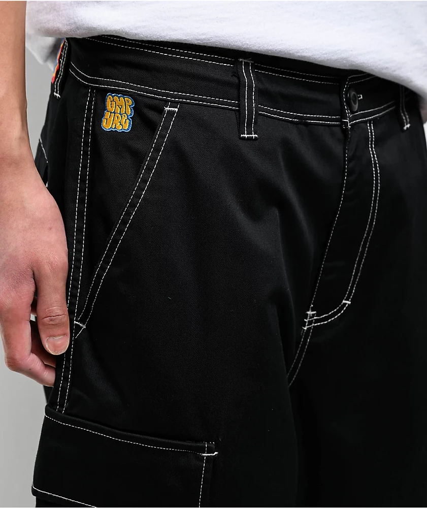 Empyre Ultra Loose Black Cargo Pants