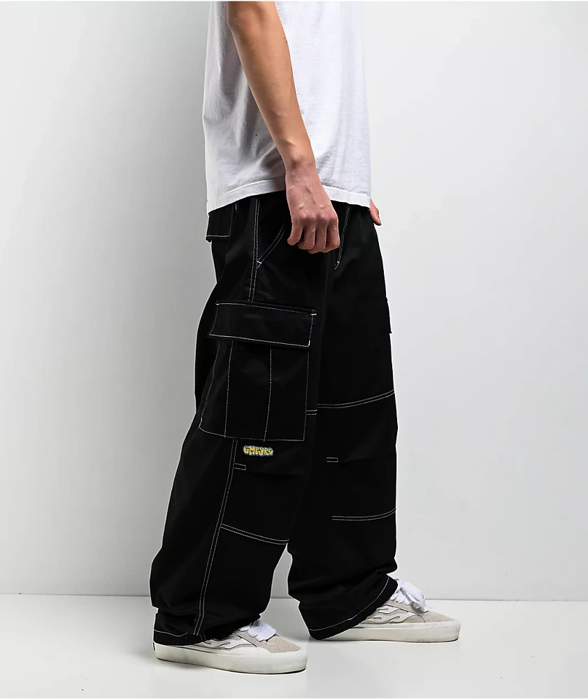 Empyre Ultra Loose Black Cargo Pants