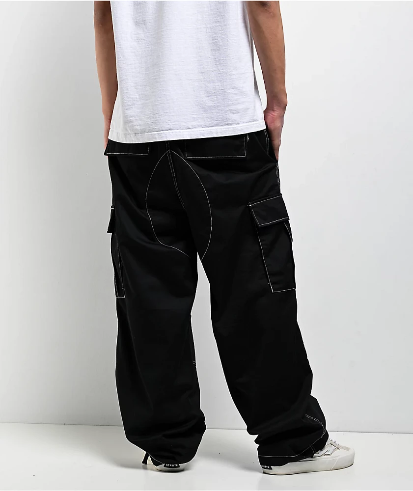 Empyre Ultra Loose Black Cargo Pants