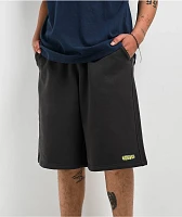 Empyre Ultra Loose Black Wash Skate Sweat Shorts