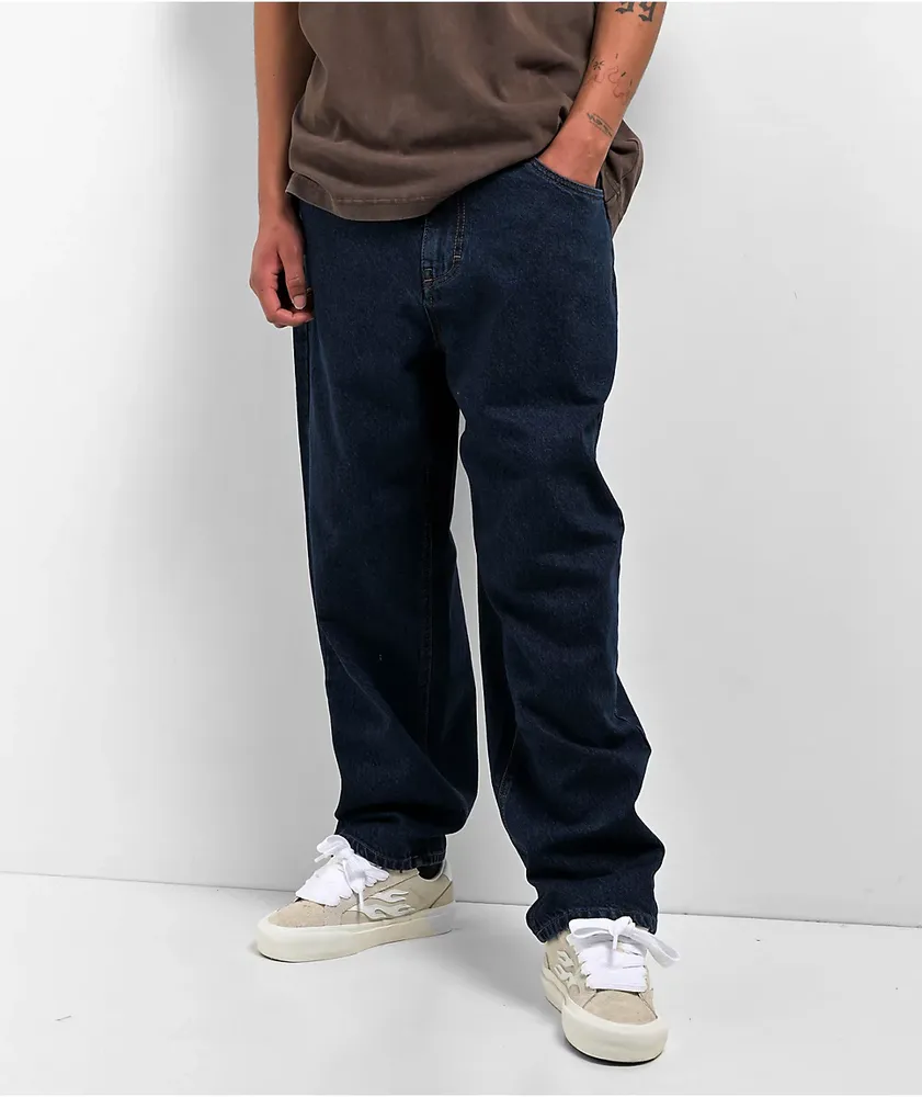 Empyre Evening Loose Fit Dark Blue Utility Skate Jeans