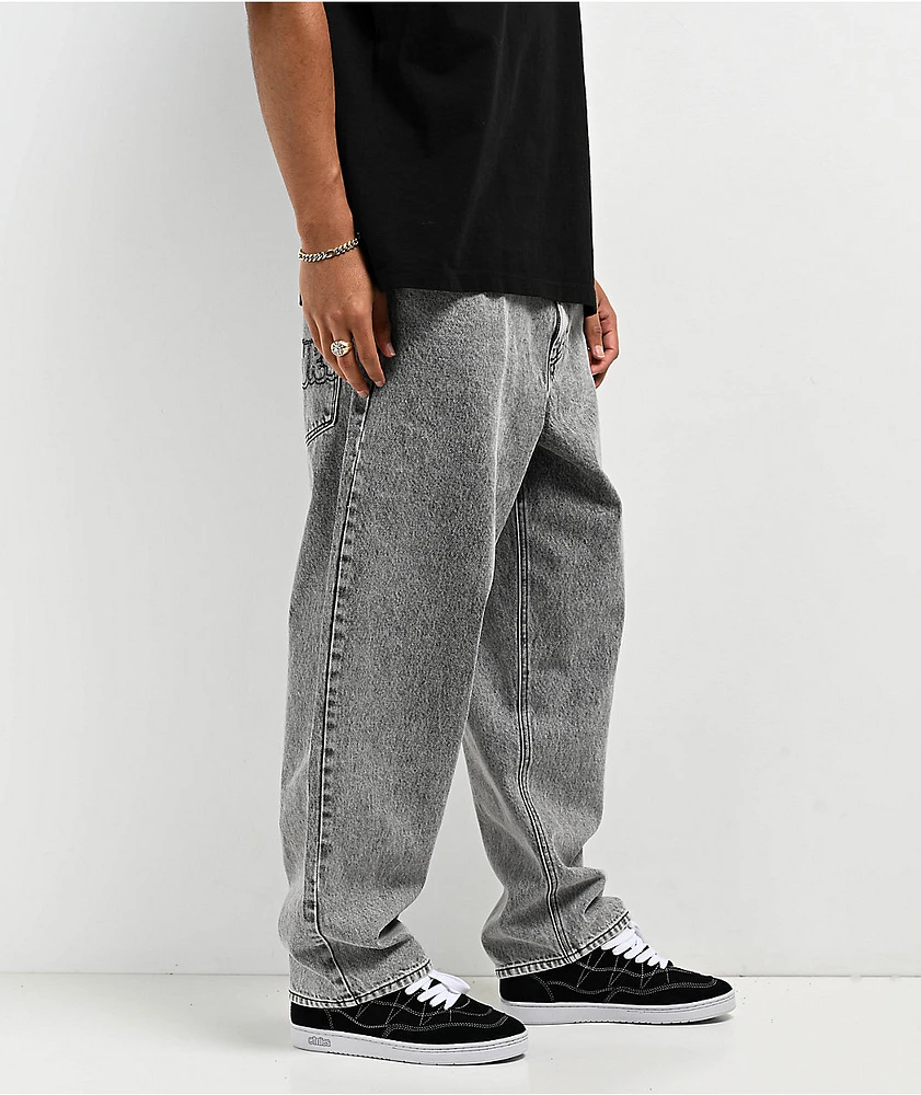 Empyre Ultra Loose Fit Scramble Grey Skate Jeans