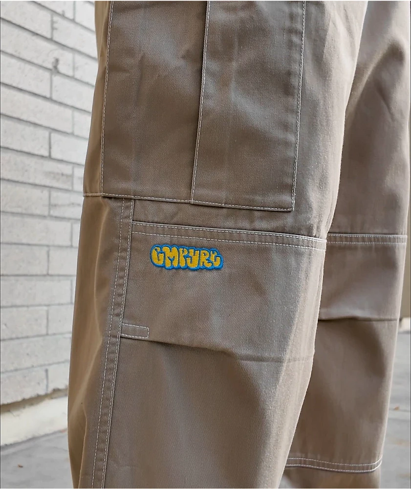 Empyre Ultra Loose Khaki Cargo Skate Pants
