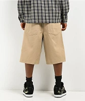 Empyre Ultra Loose Khaki Twill Skate Shorts