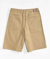 Empyre Ultra Loose Khaki Twill Skate Shorts