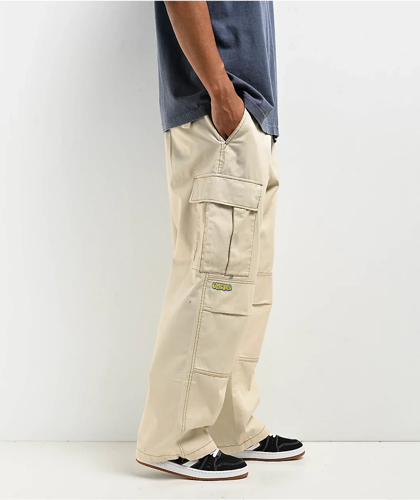 Empyre Ultra Loose Natural Birch Cargo Skate Pants