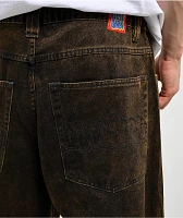 Empyre Ultra Loose TV Brown Wash Denim Jeans