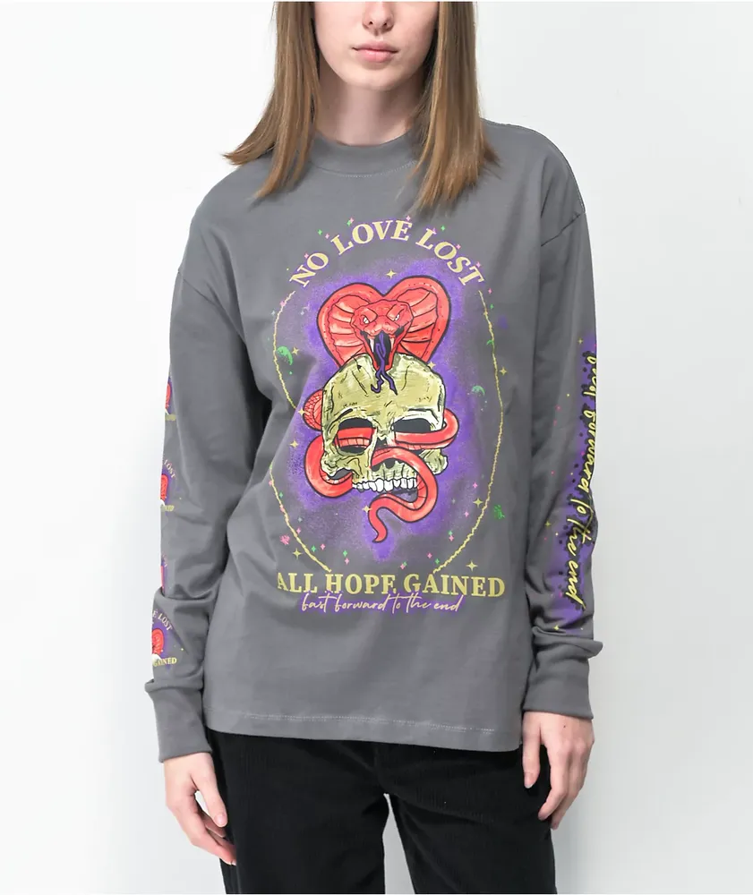 Empyre Velma No Love Lost Grey Long Sleeve T-Shirt