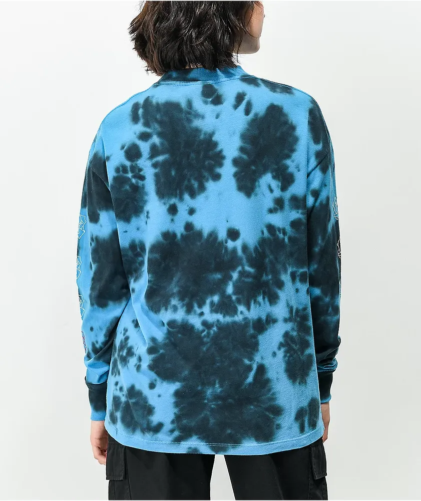 Empyre Velma Rose Blue Tie Dye Long Sleeve T-Shirt